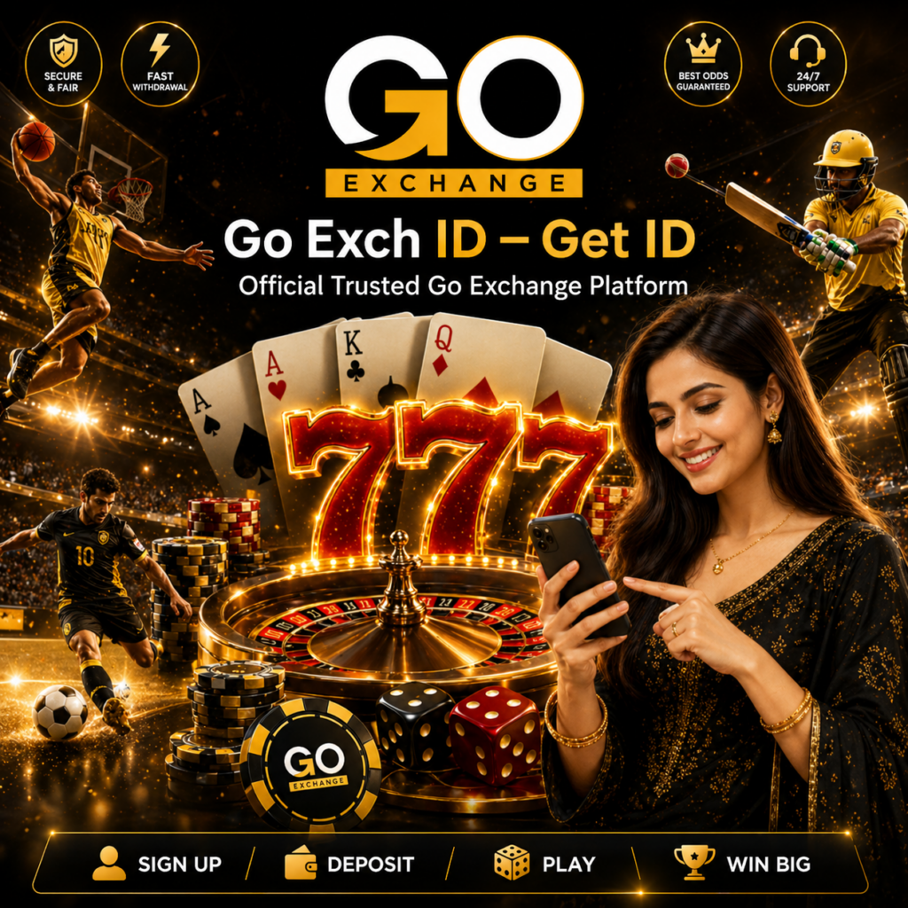 Go Exch ID official trusted betting and casino platform, easy signup, secure access, instant ID registration with mobile support in India