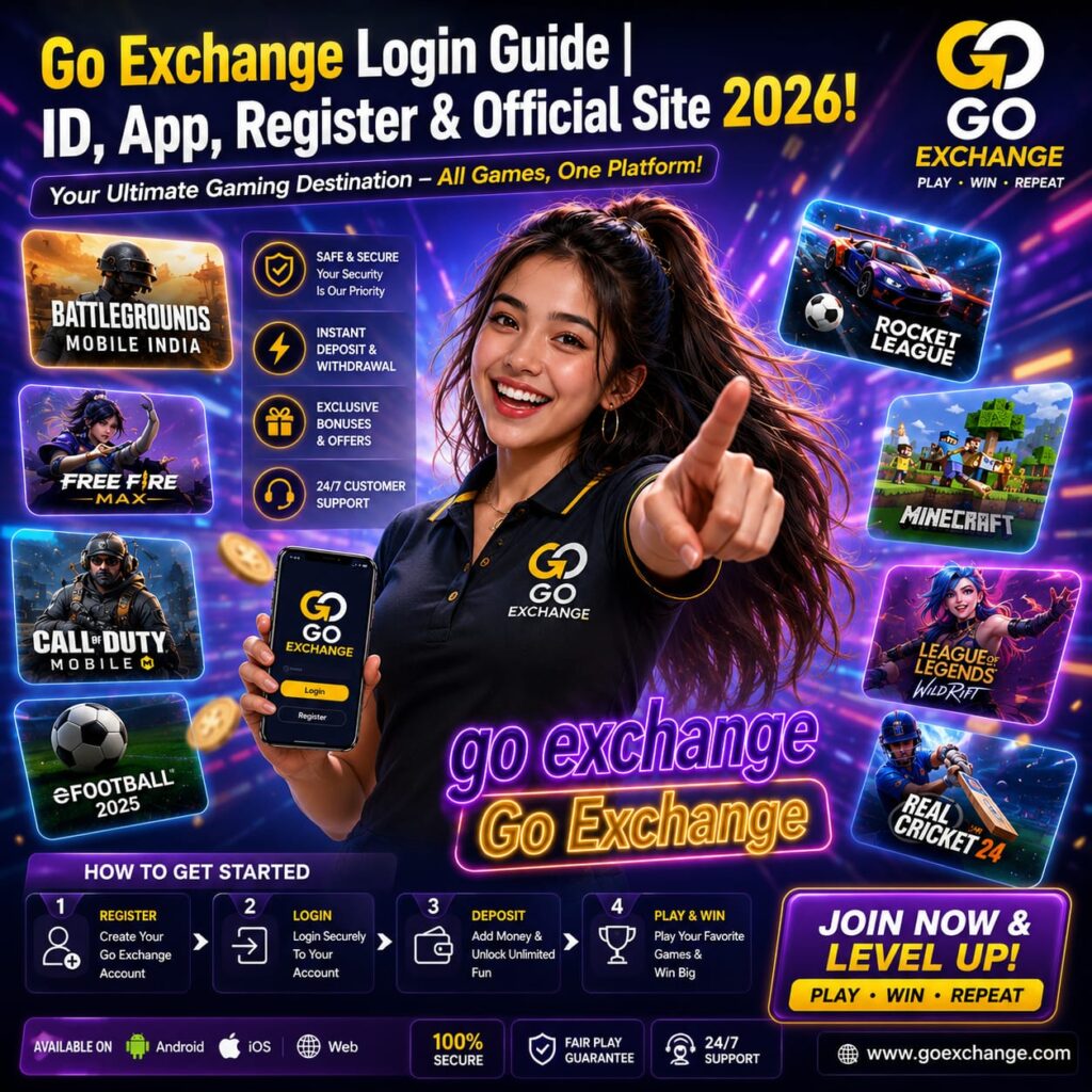 Go Exchange Login Guide | ID, App, Register & Official Site 2026!
